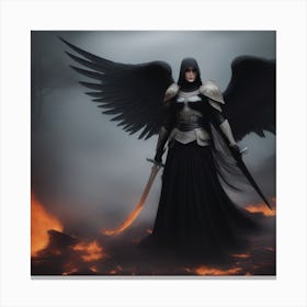 Angel Of Fire Canvas Print