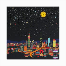 Night In Shanghai Canvas Print