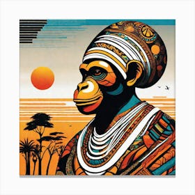 African Woman Canvas Print