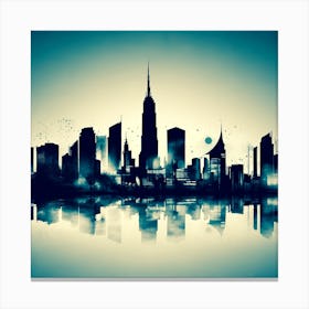 New York City Skyline 58 Canvas Print