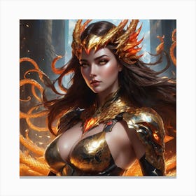 Demon Girlghu Canvas Print