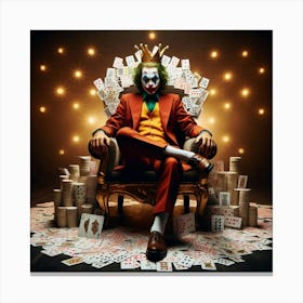 Joker Throne 2 Canvas Print