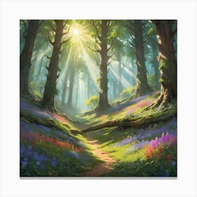 Forest Path 2 Canvas Print