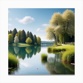 Lily Pond 13 Canvas Print