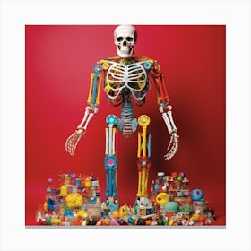 Toy Skeleton 1 Canvas Print