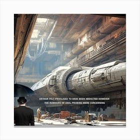 Arthur's Abduction Canvas Print