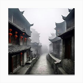 Chinese Alley Canvas Print