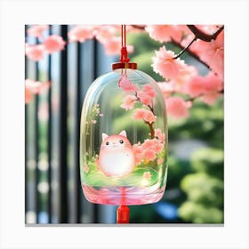 Japanese Glass bell "furin" 1 Canvas Print