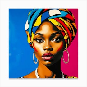 African Woman 17 Canvas Print