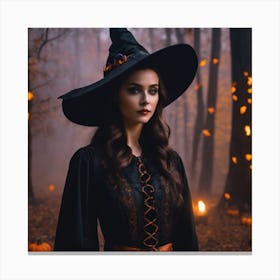 Witch In The Woods 2 Canvas Print
