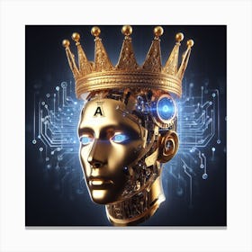 King Of The Robots 4 Canvas Print