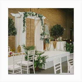 A Photo Of A Wedding Reception Decorated Fm6xwaotsiu6vpuswds3qa A3eduxeyroecsx Sti8rxq Leinwandbild