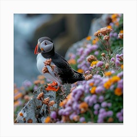 Puffin Bird 1 Canvas Print