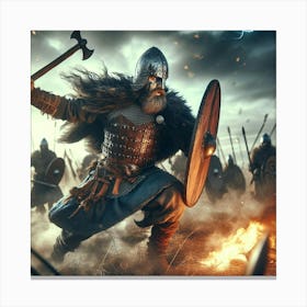 Viking Warrior 3 Canvas Print