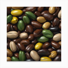 Coffee Beans 303 Canvas Print