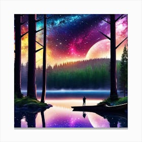 Galaxy Painting 8 Canvas Print