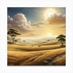 Landscape Painting 33 Canvas Print