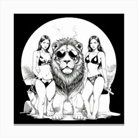 Lioness Canvas Print