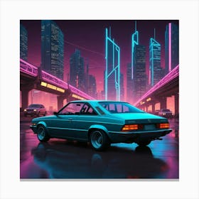 Neon City 12 Canvas Print