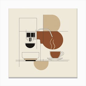 Creatai 24830 A Line Art Poster For International Espresso Da 81597c20 A83a 44e5 911f Dc5443c6ff51 1 Canvas Print