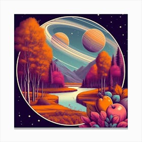 Saturn Canvas Print