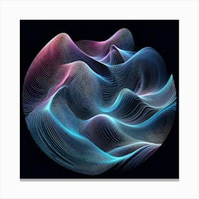 Abstract Wave Canvas Print