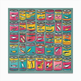 Sardines Art Prints (5) Canvas Print