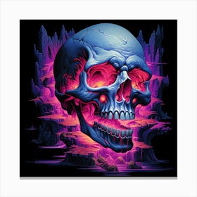 Skull - Oblivion Canvas Print