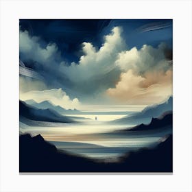 Landscape Painting 1 Canvas Print