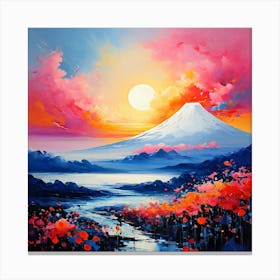 Mt Fuji 5 Canvas Print