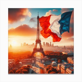 France - Eiffel Tower Canvas Print