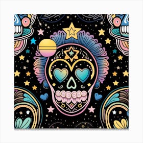 Mexican Skulls Canvas Print