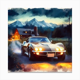 Chevrolet Corvette 1 Canvas Print