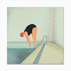 Swimmer2 I Canvas Print