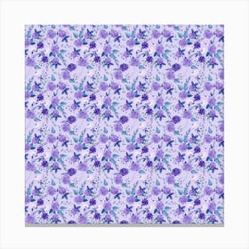 Purple Flowers Canvas Print