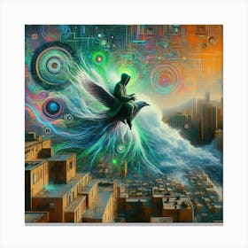 Bird In The Sky Canvas Print