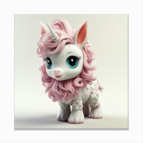 Little Unicorn 26 Canvas Print