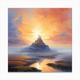 Castle In The Sky Canvas Print