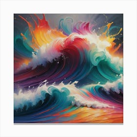 Ocean Waves 10 Canvas Print