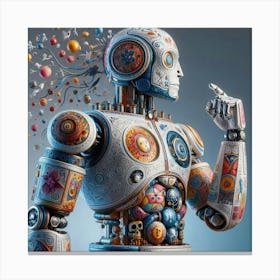 Robots Of The Future Canvas Print