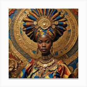 African Beauty 1 Canvas Print