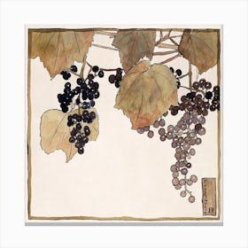 Frost Grape (1915), Hannah Borger Overbeck Canvas Print