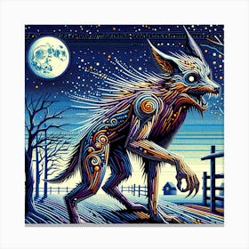 Werewolf 1 Canvas Print