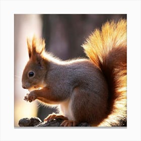 Red Squirrel Canvas Print