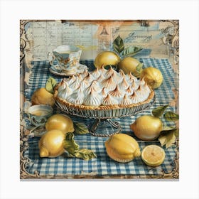 Lemon Meringue Pie Canvas Print