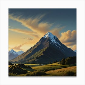 Sunrise In New Zealand Canvas Print