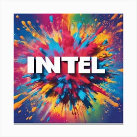 Intel Logo 1 Canvas Print