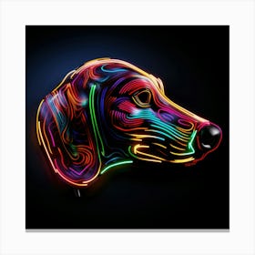 Neon Dog 2 Toile