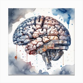 Robot Brain 13 Canvas Print