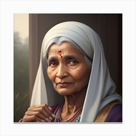 Indian Woman 1 Canvas Print